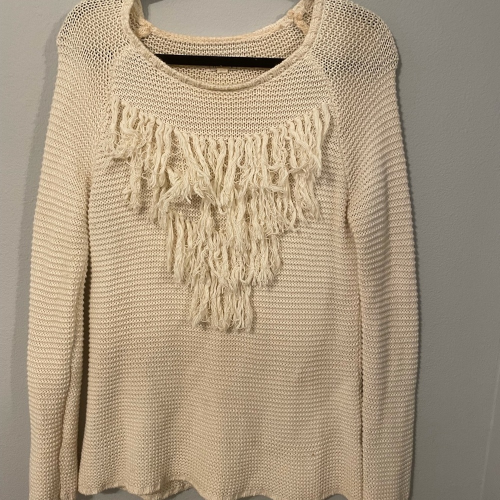 Knot Sisters Lady Fox Wool/Cotton Crochet Sweater
